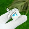 Gift For Women Pendant 925 Sterling Silver Natural Arizona Turquoise Gemstone
