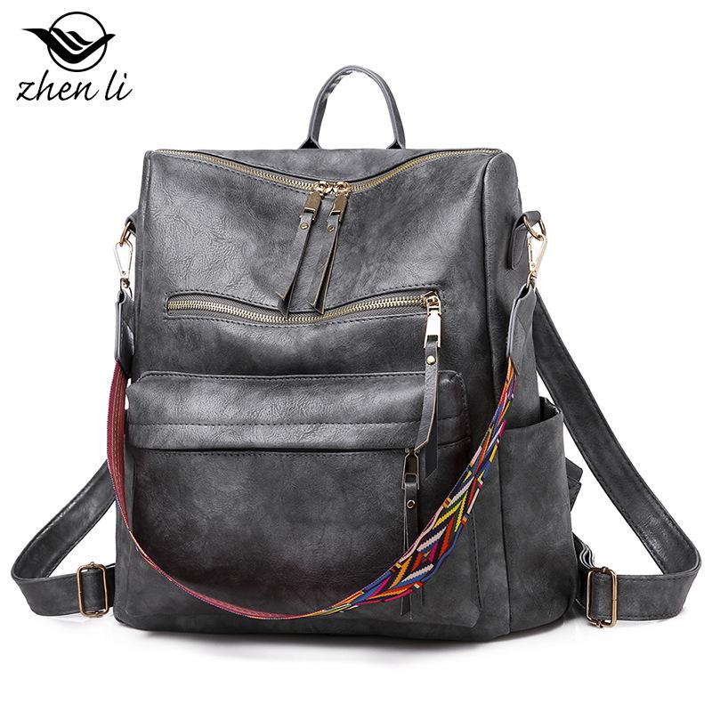 

Large capacity backpack women, retro women s backpack, backpack чорний