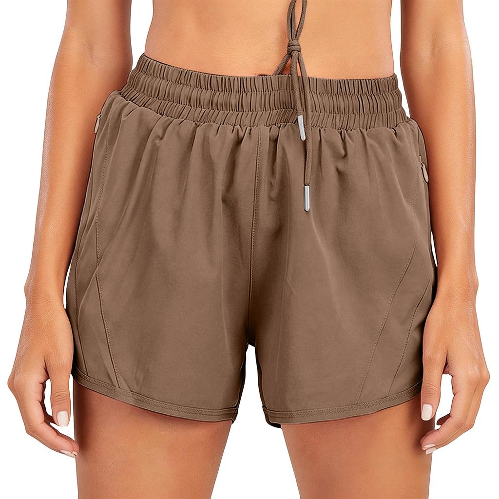 Women's Casual Loose Color Pants Pocket Utility Shorts