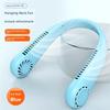 Neck-Hanging Fan USB Portable Bladeless Mini Wearable Fan for Lazy People, Rechargeable, Silent, Cooling Air Conditioner for Outdoor Use