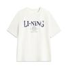 Li Ning Sports Trendy Collection T Shirt Men's Ivory AHSV483-1