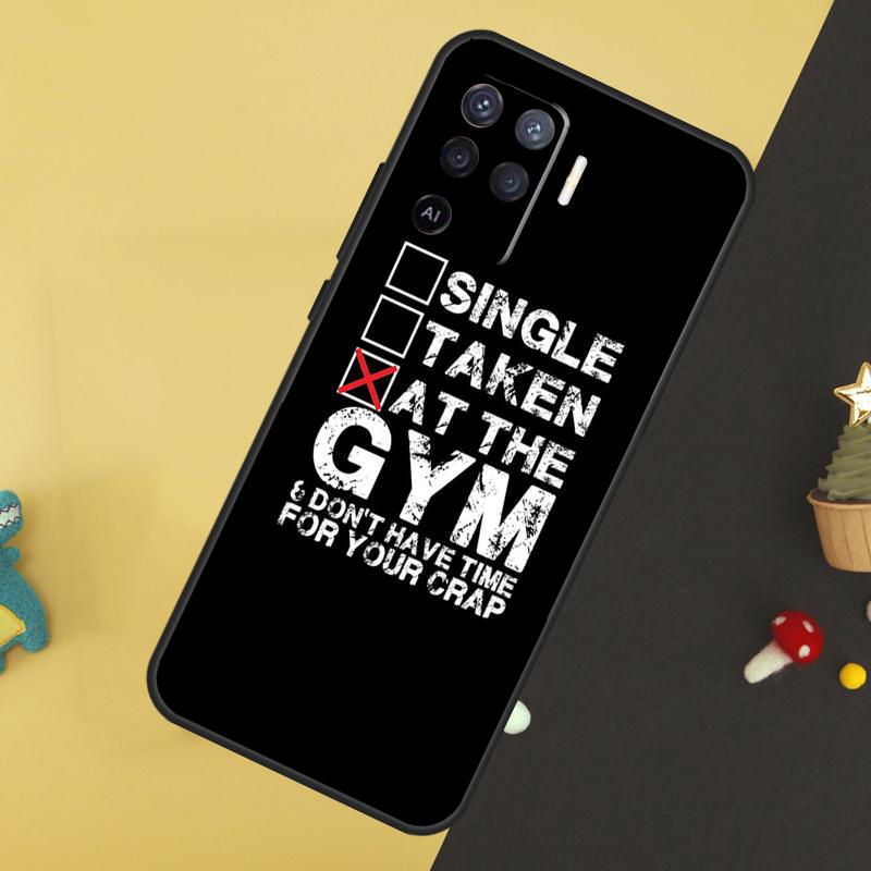 Bodybuilding Gym Fitness Quotes Case For Oppo A96 A76 A16 A17 A57 A60 A40 A80 A18 A38 A58 A78 A98 A15 A54 A74 A94 A6 A5 Pro