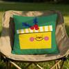 Christmas Illustrations Cushion Cover Soft Reversible Durable Pillow Cover MultiScene Use for Home Car Daily Comfort