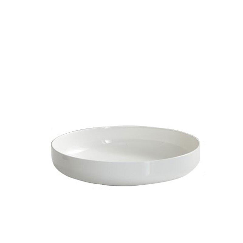 Homeglen Pure White 10-Inch Deep Plates