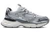 Men's Sneakers Kappa Hydrogen Rail Abrasion Resistant Slip Resistant Low top Running Shoes Unisex Gray
