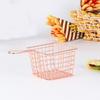 Iron Mesh Colander Strainer Sifter Fry Basket Vegetable
