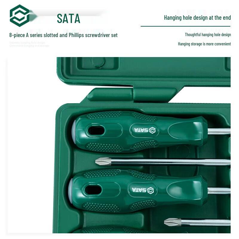 SATA 8-Piece Industrial Magnetic Screwdriver Set