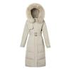 Winter Korean Women's Long Sections of Cotton Clothing Large Size Slim Knee-high Thickened Ladies Cotton Jacket