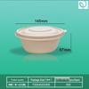 Dalu 650ml Biodegradable Corn Starch Disposable Round Bowls