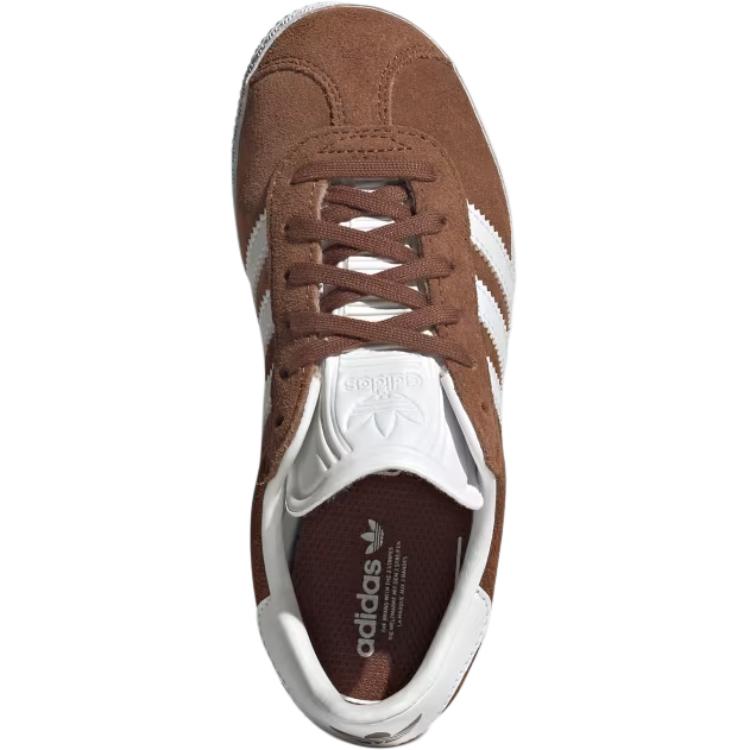 adidas Gazelle C Usate Marrone Sneakers Bambino Bianco Nuvolato Oro Metallico IF9807