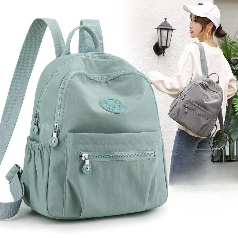 Modischer Rucksack für Damen Outdoor Freizeit Vielseitiger Rucksack Schüler Schultasche Outdoor Sportrucksack Reise Tragbar Mehrere Taschen Mommy Bag