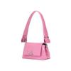 Vivienne Westwood Hazel Saturn Logo Detachable Shoulder Strap Two-Way Leather Shoulder Tote Bag Small Women handbags Pink 4304006RUL001OG406