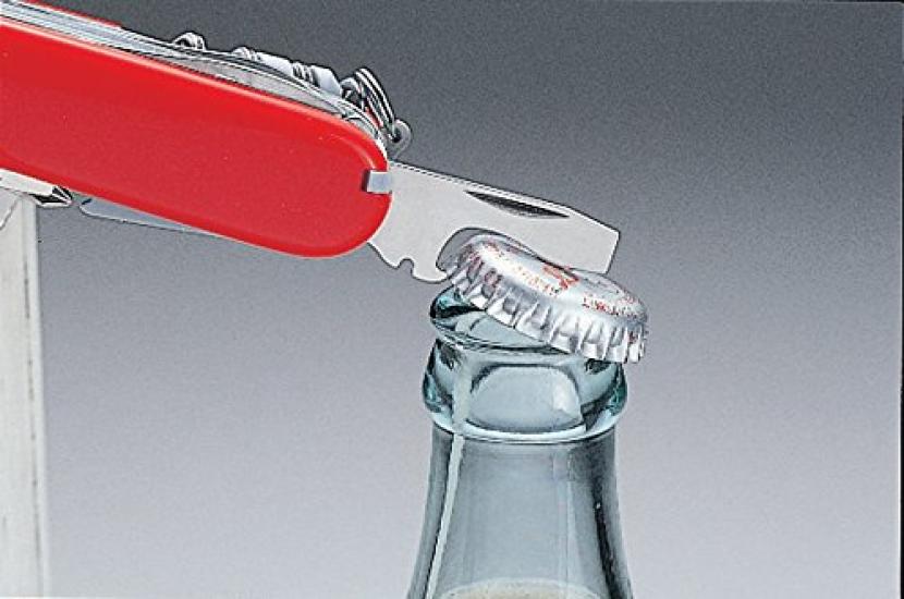 VICTORINOX Deluxe Tinker Schweizer Taschenmesser Multifunktionsmesser Outdoor Camping Kreuzschlitzschraubendreher mit Zange Swiss Made mit 17 Funktionen Kompakt