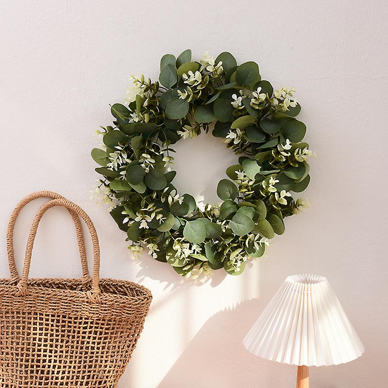 Eucalyptus Leaf and Money Grass Wreath for Home Decor