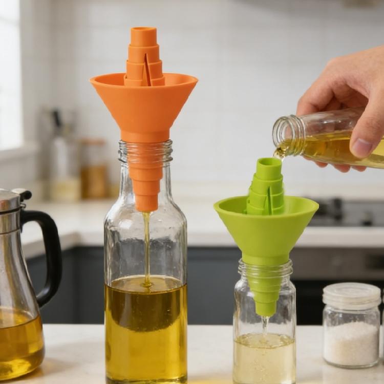 Durability Plastic Funnel with Wide Mouthes Opening Suitable for Various Liquid Container Camping Tool