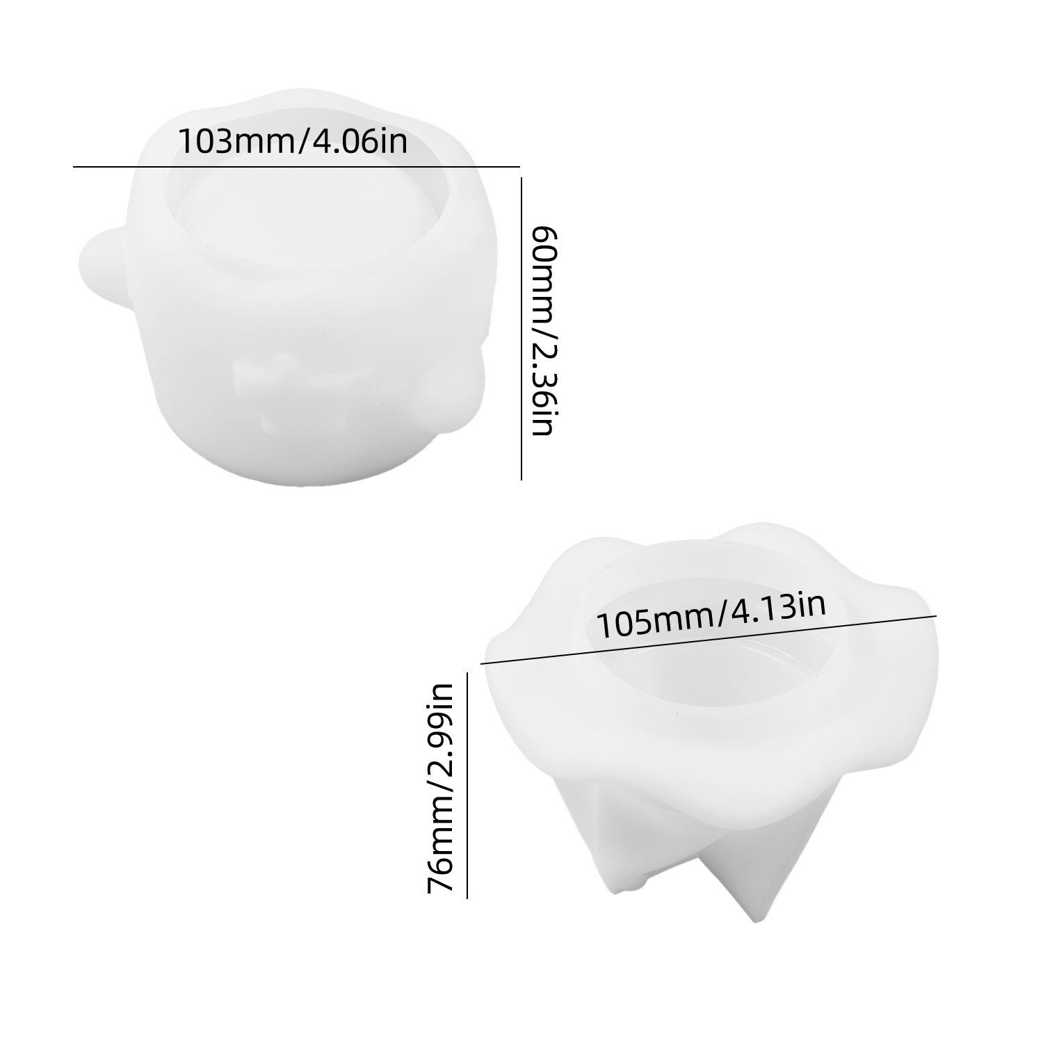 

DIY Crystal Dropper Mold, Creative, Halloween, Candy Storage Box, Storage Can, with Lid, Mirror, Silicone Mold