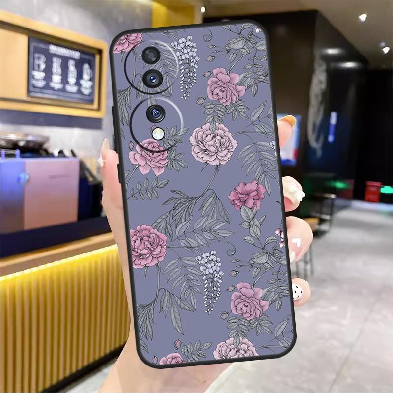 Painting Flowers Nature Leaves For Honor Magic 8 7 6 Pro Case For Honor 200 400 50 70 90 Lite X8c X8b X9a X9b X9c X9d Win RT