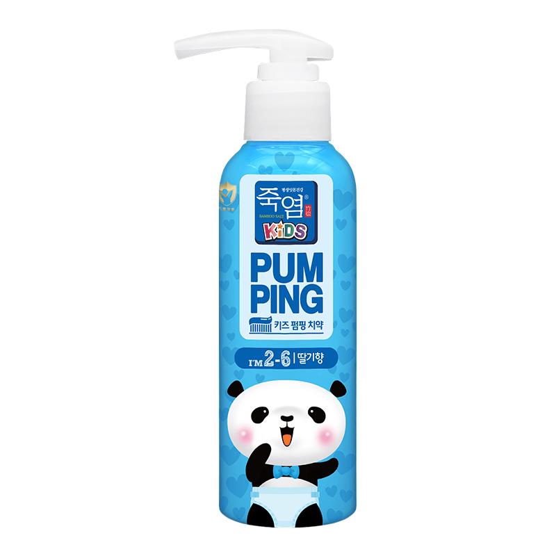 LG Bamboo Salt Kids Strawberry Pumping Toothpaste