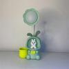 Nueva Lámpara de Mesa de Conejo Espacial de Dibujos Animados Portalápices Sacapuntas Lámpara de Mesa de Lectura Dormitorio de Estudiantes Luz Nocturna de Carga