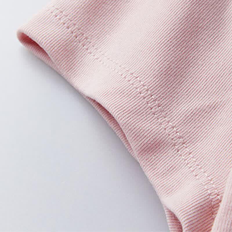 FivePlus Spring Solid Short Sleeve Round Neck T-Shirt