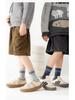 Boys' Cashmere Wool Socks - Dirt-Resistant, Warm, Seamless, Mid-Calf, Thickened for Autumn/Winter Sports and Students