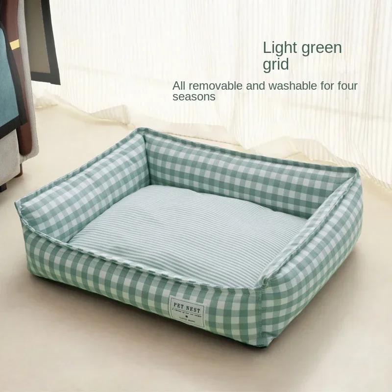 1PC Soft Sofa Dog Beds Warm Pet Mat for Puppy Cool Cushion Dog Sleeping Nest Pet Bed Removable Cozy Cat House Baskets Kennel