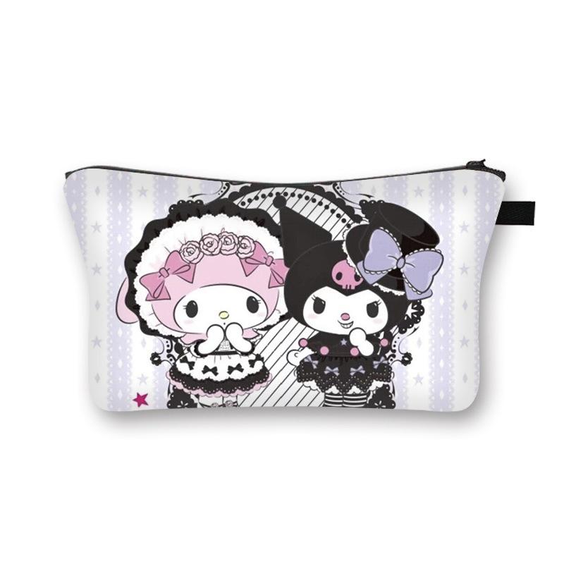 2023 Summer New Style Sanrio Cute Sweet Girl Makeup Bag Cartoon Student Storage Bag Wholesale