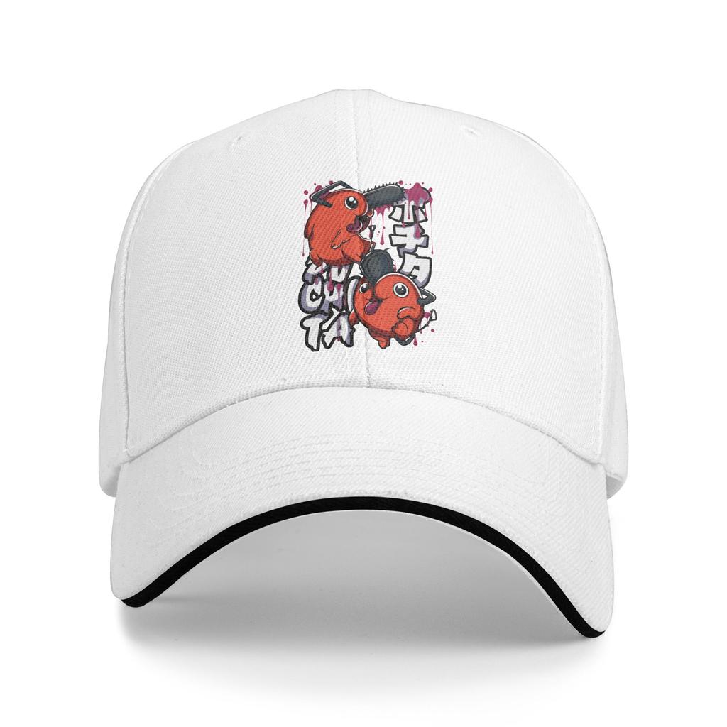 Chainsaw Man Kettensägen-Haustier Lässige Baseballkappe Outdoor Fitnessstudio Hip Hop Hüte Sommer Sonne Herren Erwachsener Streetstyle Snapback Kappe