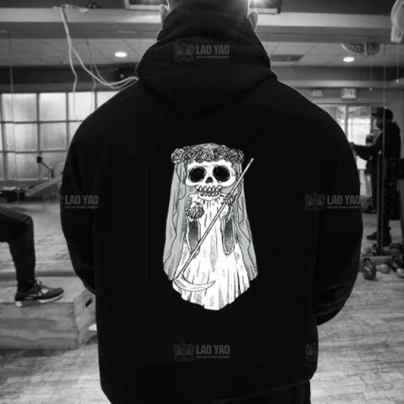 New La Muerte Hoodie Pattern Sweatshirt Hallowee
