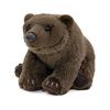 Colorata Brown Bear Plush Toy (Sitting Series/Gentle Touch) Realistic Bear Stuffed Animal Toy Doll Gift Present Birthday (Meter Read 2 Times) /