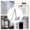 Automatic Gate Closer Metal Hydraulic Buffer Door Stopper Adjustable Speed Door Mute Closing Equipment 25 To 85KG Door Hardware