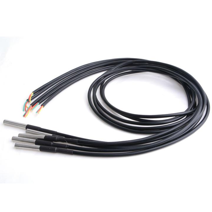 

5 шт. водонепроницаемый цифровой термощуп или датчик DS18B20 DS18S20 Arduino Sensor