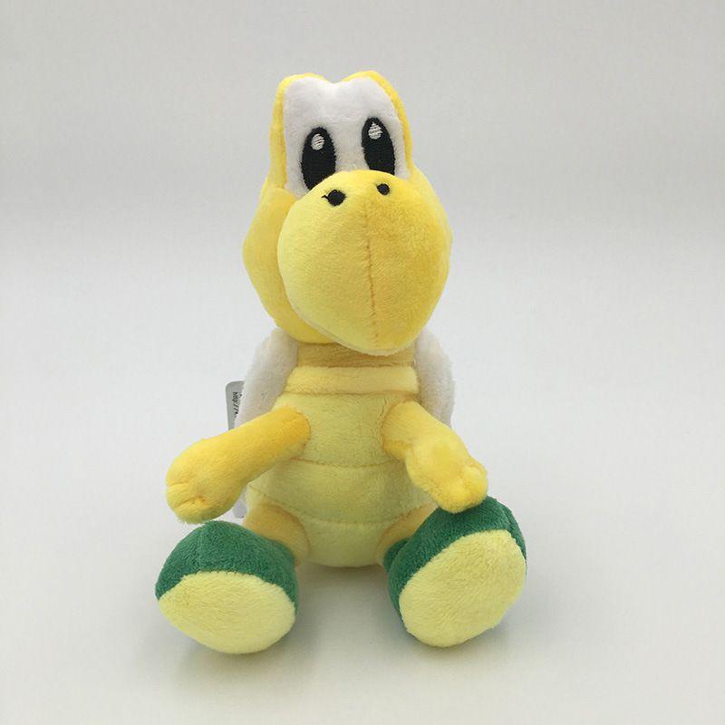 Encantadora Peluche Rellena de Koopa Troopa de Super Mario Bros de 6 pulgadas Para Regalos de Niños y Juguetes de Moda