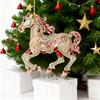 Horse Christmas Ornaments Sparkly Rhinestone Horse Hanging Decoration