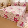 100% Cotton Flat Sheet Pillowcase Floral Style Bed Sheet Set Skin-friendly Bed Linen Adults Kids Flat Bedsheets roupa de cama