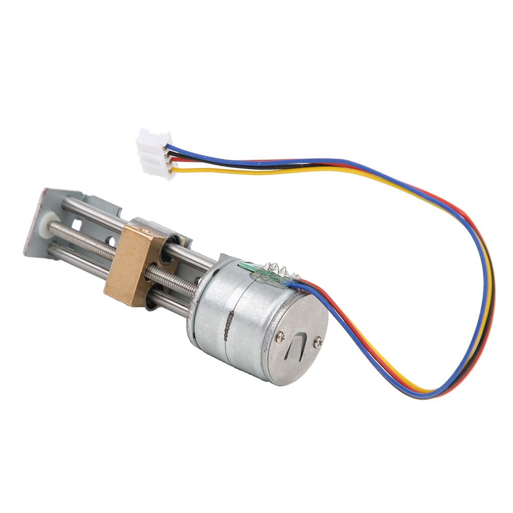 Mini Linear Stage Actuator, Small Slide Rail Screw Stepper Motor, Stepper Motor with Planetary Reducer for Measuring Equipment, Printers