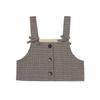 Beige Check Bustier T54kbv020