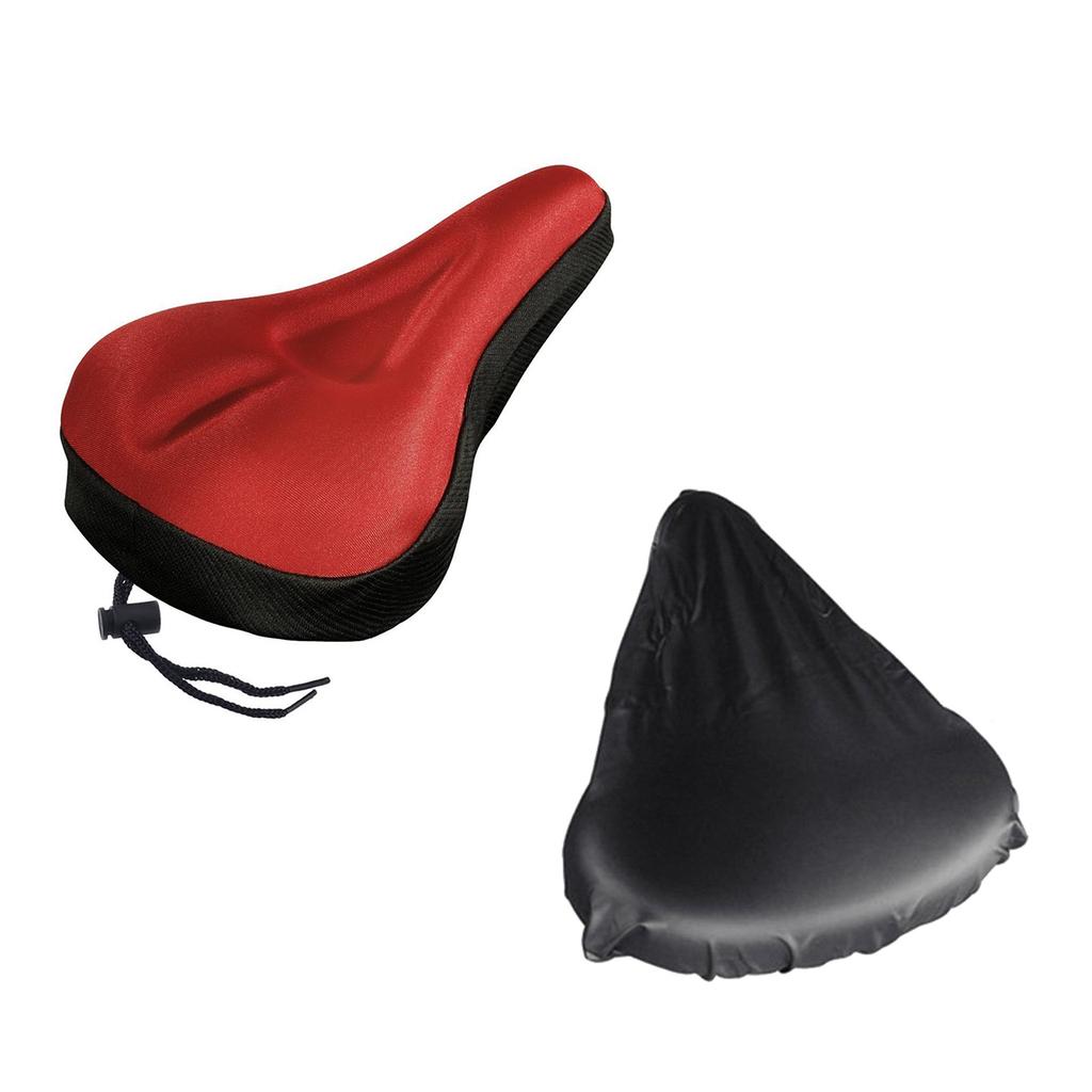 New Soft Bike Bicycle Cycle Extra Comfort Gel Pad Cushion Cover For Saddle Seat