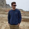 Jeep Men's Casual Loose Fit Crew Neck Sweatshirt