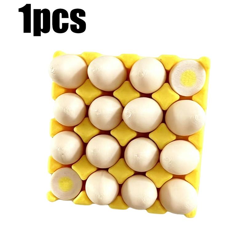 Magnetic Egg Tray Fridge Magnet Cute 1D Simulation Egg Tray Fridge Sticker Photo Memo Holder Display Kitchen Decor Souvenir Gift