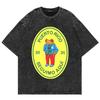Bad Bunny Debí Tirar Más Fotos World Tour 2025 2026 T Shirt women DTMF Funny Frog Oversize 100% Cotton Apricot Vintage Washed Tees