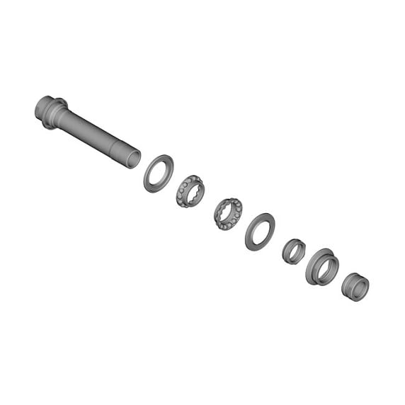 Полная ось втулки Shimano Y0MK98050 WH-R9270-C36-TL-F