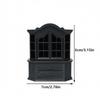 Chic Miniature Cabinet for Dollhouse Bedroom Living Room Versatile Plastic Use