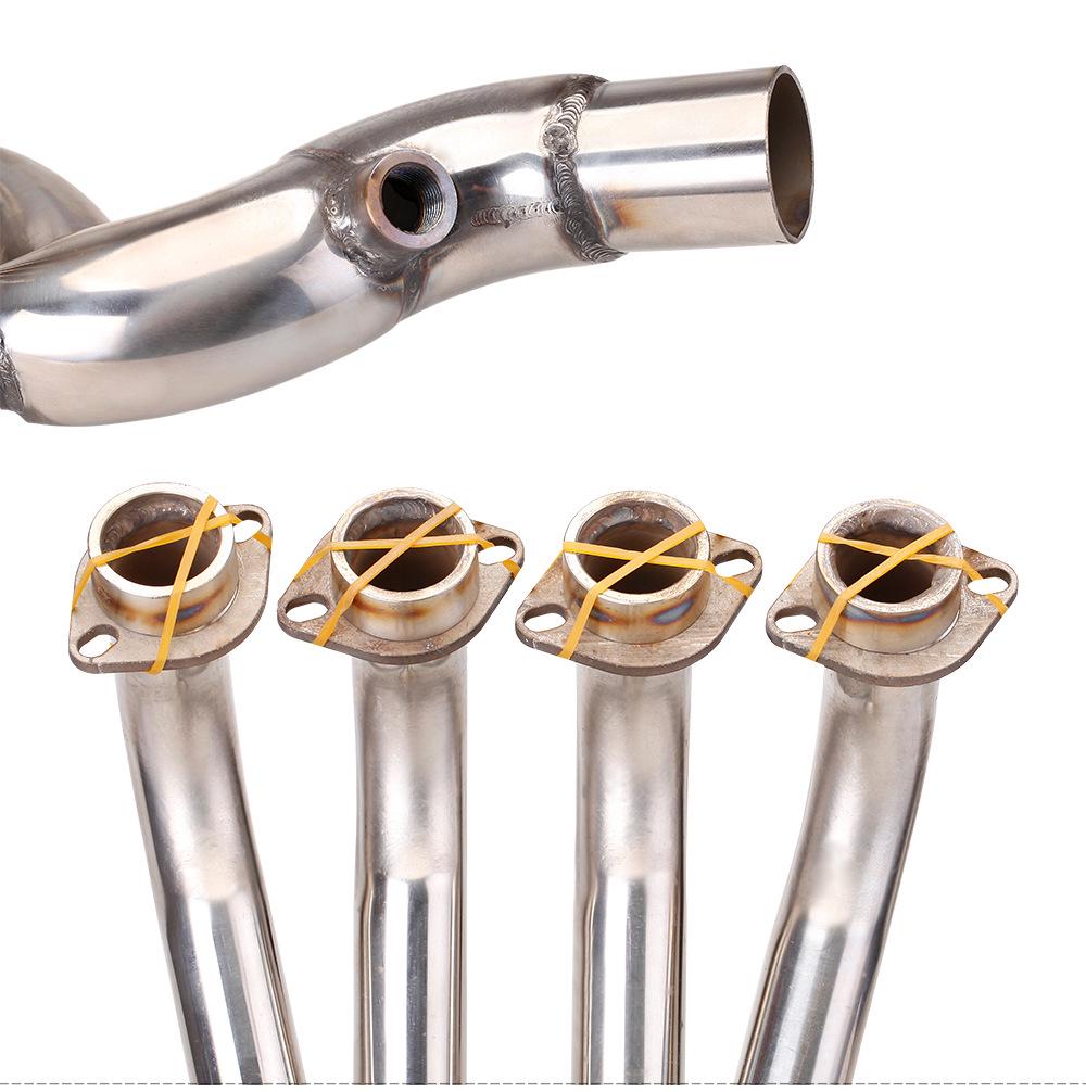 Yamaha YZF R6 Front Integrated Stainless Steel Exhaust Pipe (2017-2020)