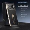 iPhone 17 Electroplated Leather Case with Stand for Apple 16 Pro Max