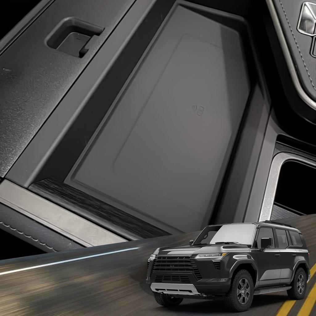 Compatible with 2024 2025 Lexus GX550 Wireless Charging Pad Mat for 2024 2025 Lexus GX550 Accessories, Center Console Wireless Charging Silicone Pad