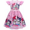 Summer Cartoon Sanrio Kuromi Kuromi Cute Princess Dress Digital 3D Printed Kids Dress Dress