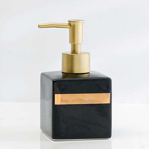 Bathroom Hand Sanitizer Soap Dispenser Gold Press Ceramic Lotion Bottle Hand Sanitizer Dispenser Bottle Bathroom Accessories