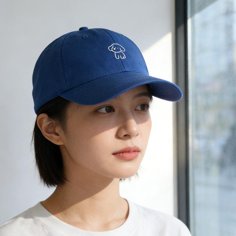 

Puppy cap, wide brim, big head and face, small baseball cap, versatile casual sunscreen visor. Regular