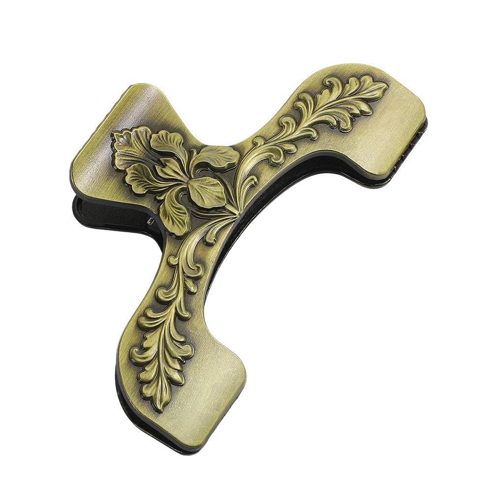 Zinc Zinc Zinc Alloy Metal Book Clips Exquisite Embossed Piano Sheet Music Folder  Decorating Journals